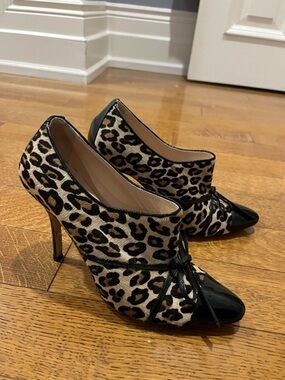 Manolo Blahnik Leopard-Print Heels